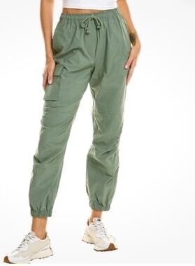 Sweaty Betty Quinn Utility Cargo Jogger Pants Olive Green Size 6 Small
